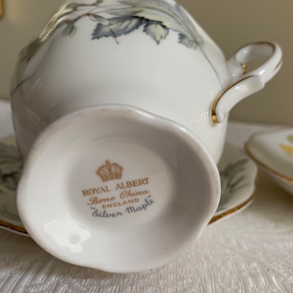 Royal Albert Silver Maple Cup & Saucer - Picture 2 of 2